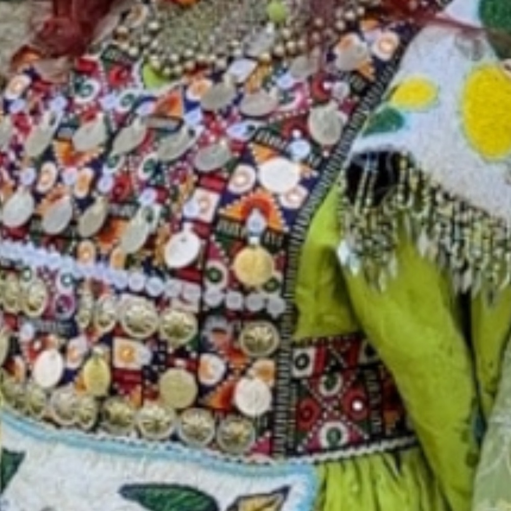 Colorful Embellished Traditional Top